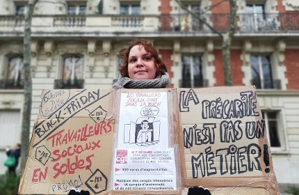 Manifestations du travail social : entre grande fatigue et colère