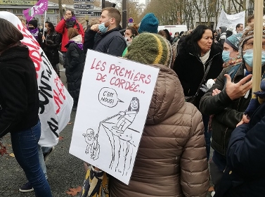 Les travailleurs sociaux manifestent partout en France