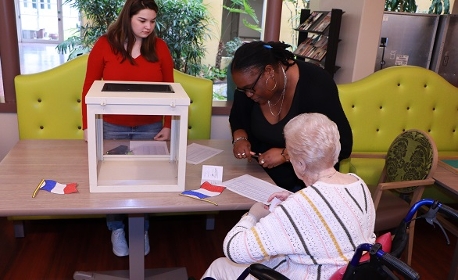 À l'Ehpad, on a voté pour désigner les membres du CVS